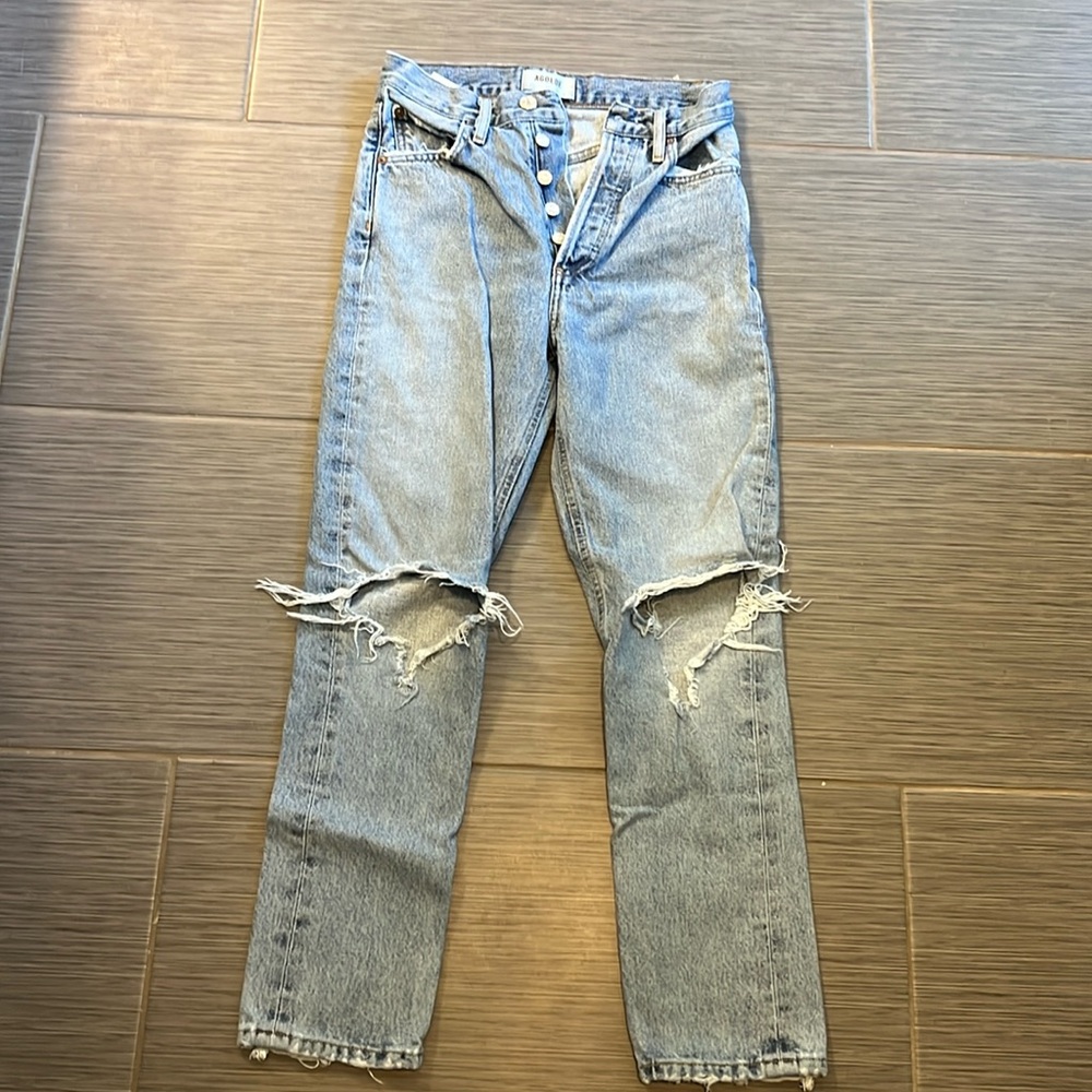 Agolde Distressed Jeans size 23